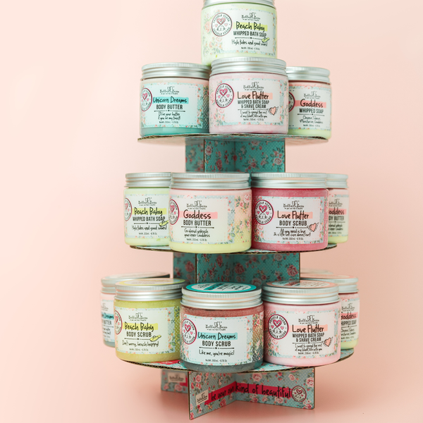 6.7oz Vegan & Cruelty Free Love Flutter Body Scrub
