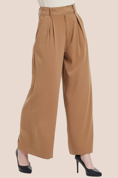 Solid color formal office dressy pants