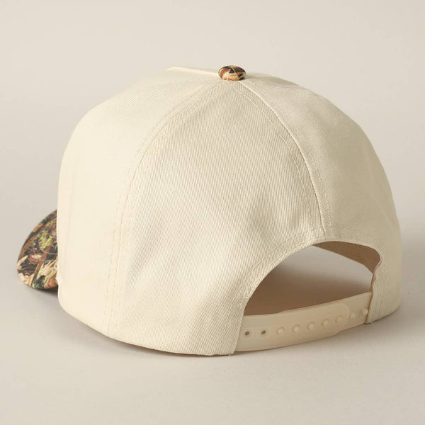 COWGIRL Lettering Embroidery Camo Two-Tone Cap: CAMO-RED / ONE SIZE