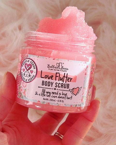 6.7oz Vegan & Cruelty Free Love Flutter Body Scrub