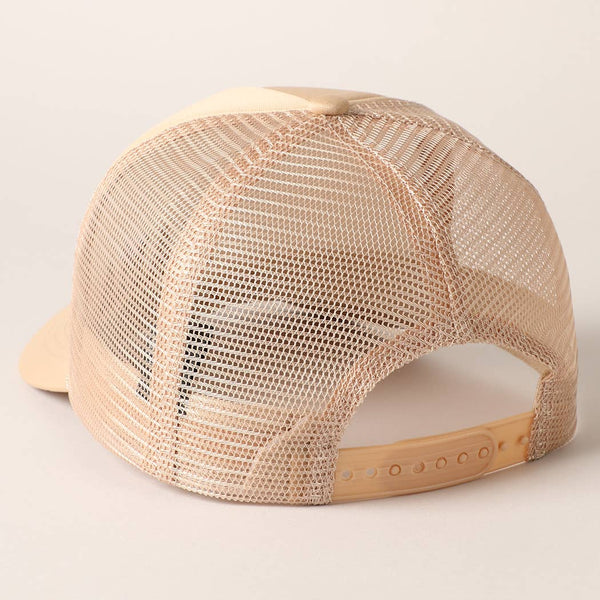 Mama Embroidered Foam Mesh Back Trucker Hat