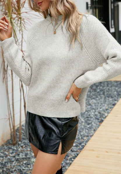 Grey Knit Sweater