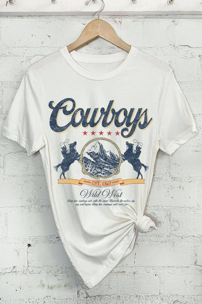 COWBOYS WILD WEST GRAPHIC TSHIRTS
