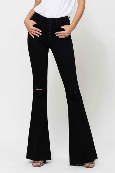 HIGH RISE SUPER FLARE JEANS