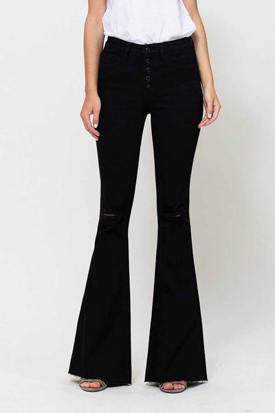 HIGH RISE SUPER FLARE JEANS