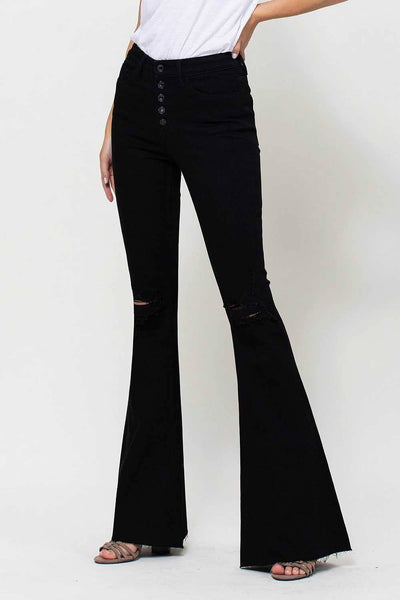 HIGH RISE SUPER FLARE JEANS