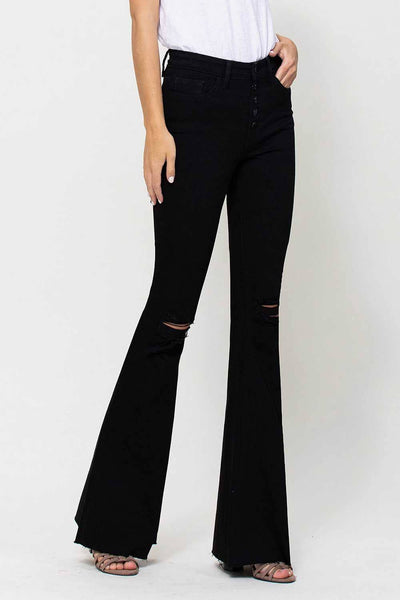 HIGH RISE SUPER FLARE JEANS