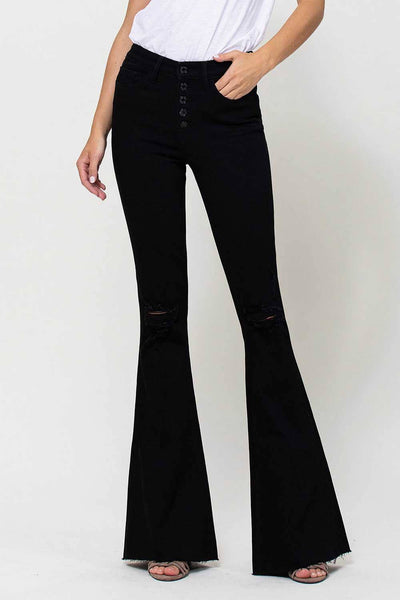 HIGH RISE SUPER FLARE JEANS