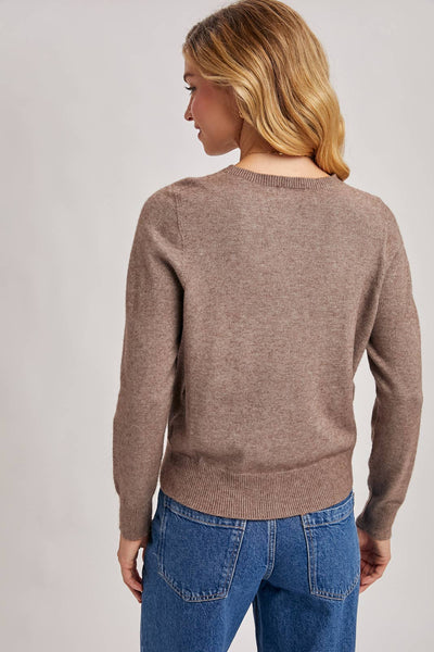 WHOLEGARMENT CREW NECK KNIT SWEATER
