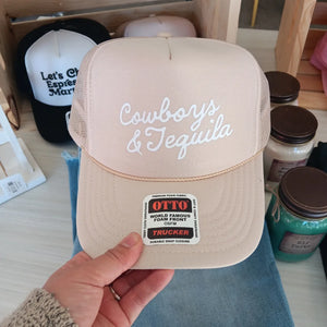 Cowboys and Tequila Trucker Hat