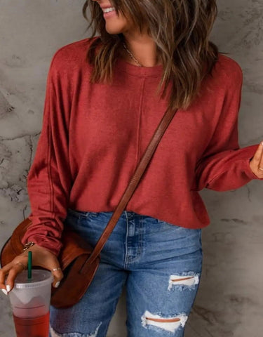 Red Patchwork Top