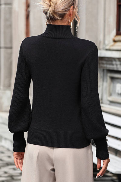 Turtleneck Fitted Sweater