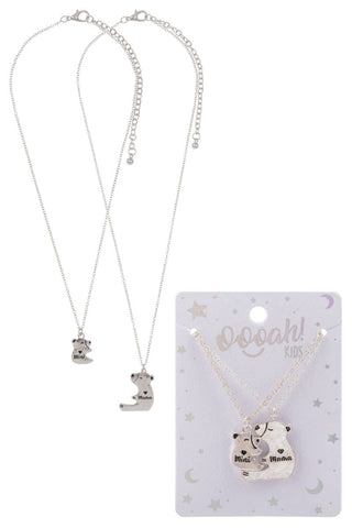 Snuggle Mini & Mama Bear Charm Necklace Set: WS / One Size