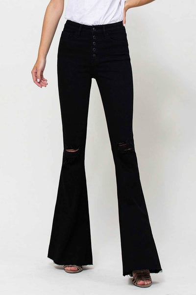 HIGH RISE SUPER FLARE JEANS