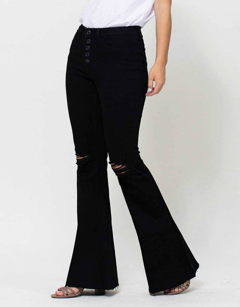 HIGH RISE SUPER FLARE JEANS