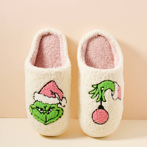 Christmas Monster Home Slippers