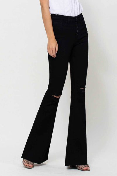 HIGH RISE SUPER FLARE JEANS