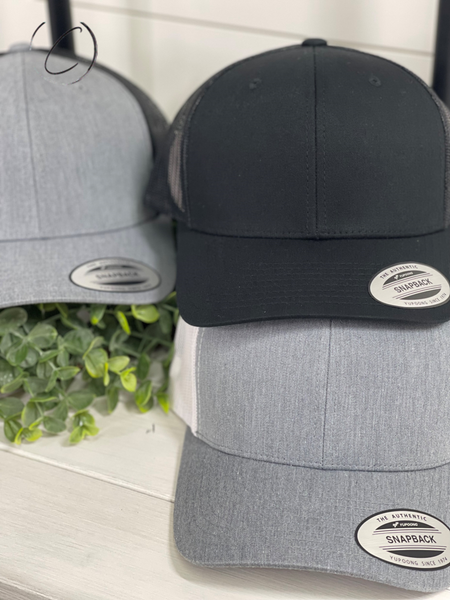 Adult Dumbf***ery To A Minimum Patch Snapback Hat: Gray & Black / Chestnut