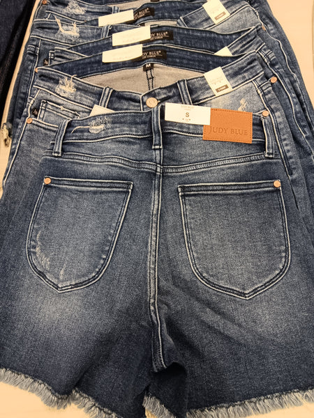 Judy Blue High Waist V-Front Shorts