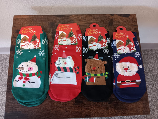 CHRISTMAS KIDS ANIMAL SOCKS