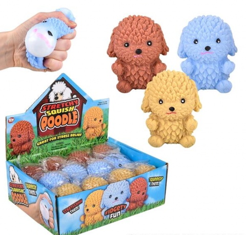 2" SQUISH AND SQUEEZE POODLE