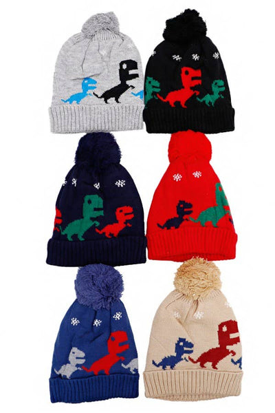 Toddler Dinosaur Beanies